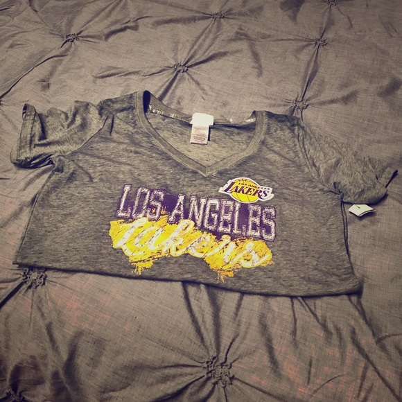 lakers t shirt womens